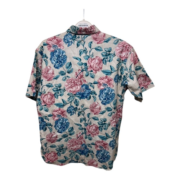 Vintage Woolrich Linen & Cotton Summer Set Medium Floral Breathable - Picture 7 of 8